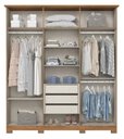 Ver imagem 4 de Guarda-Roupa Casal Cover Henn 6 Portas 3 Gavetas