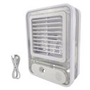 Ver imagem 1 de Ventilador Umidificador De Mesa Touch 3 Velocidades Led Usb Casa Trabalho Estudos Portatil Silencios