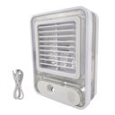 Ver imagem 7 de Ventilador Umidificador De Mesa Touch 3 Velocidades Led Usb Casa Trabalho Estudos Portatil Silencios