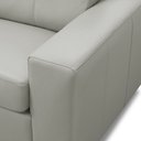 Ver mais imagens de Sofá 2 Lugares para Sala de Estar Living 150cm Aurora L06 Couro Cinza Claro - Lyam Decor