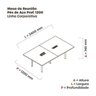 Mesa Reunião 240cm X 120cm Mrcpb2412 - 3