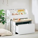 Ver imagem 1 de Livreiro com Mesa e Baú Xavier 100% Mdf (brinquedo Crianças)