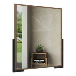 Espelheira para banheiro 70cm Multimóveis CR10110 Noce - 1