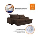 Ver imagem 4 de Sofá Retrátil e Reclinável Genova 2.80m - Movenzo Estofados