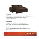 Ver imagem 7 de Sofá Retrátil e Reclinável Genova 2.80m - Movenzo Estofados