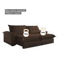 Ver imagem 5 de Sofá Retrátil e Reclinável Genova 2.80m - Movenzo Estofados