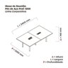 Mesa Reunião 240cm X 120cm Mrcpb2412 - 3