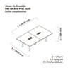 Mesa Reunião 240cm X 120cm Mrcpb2412 - 3