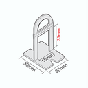 Ver imagem 2 de Pacote com 300 Uni. de Nivelador de Granito Master de 1.0mm