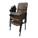 Ver imagem 1 de 03 Cadeiras Universitárias Linha Hotel Auditório Marrom