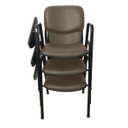 Ver imagem 2 de 03 Cadeiras Universitárias Linha Hotel Auditório Marrom