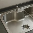 Ver imagem 2 de Cuba Inox para Cozinhas Grande Completa Porta Detergente, Sifão e Válvula