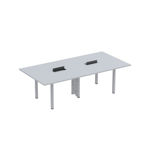 Mesa Reunião 240cm x 140cm MRCPB2414 Cinza