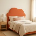 Ver imagem 1 de Cabeceira de Cama Box Estofada 120cm Viúva Decoração Nuvem Boucle