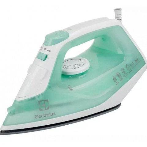 Ferro de Passar Roupas a Vapor Electrolux 1200W Antiaderente Verde 220V