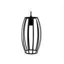 Ver imagem 7 de Lustre Pendente Industrial Retrô Preto Gaiola Pequima Bivolt 28061-1