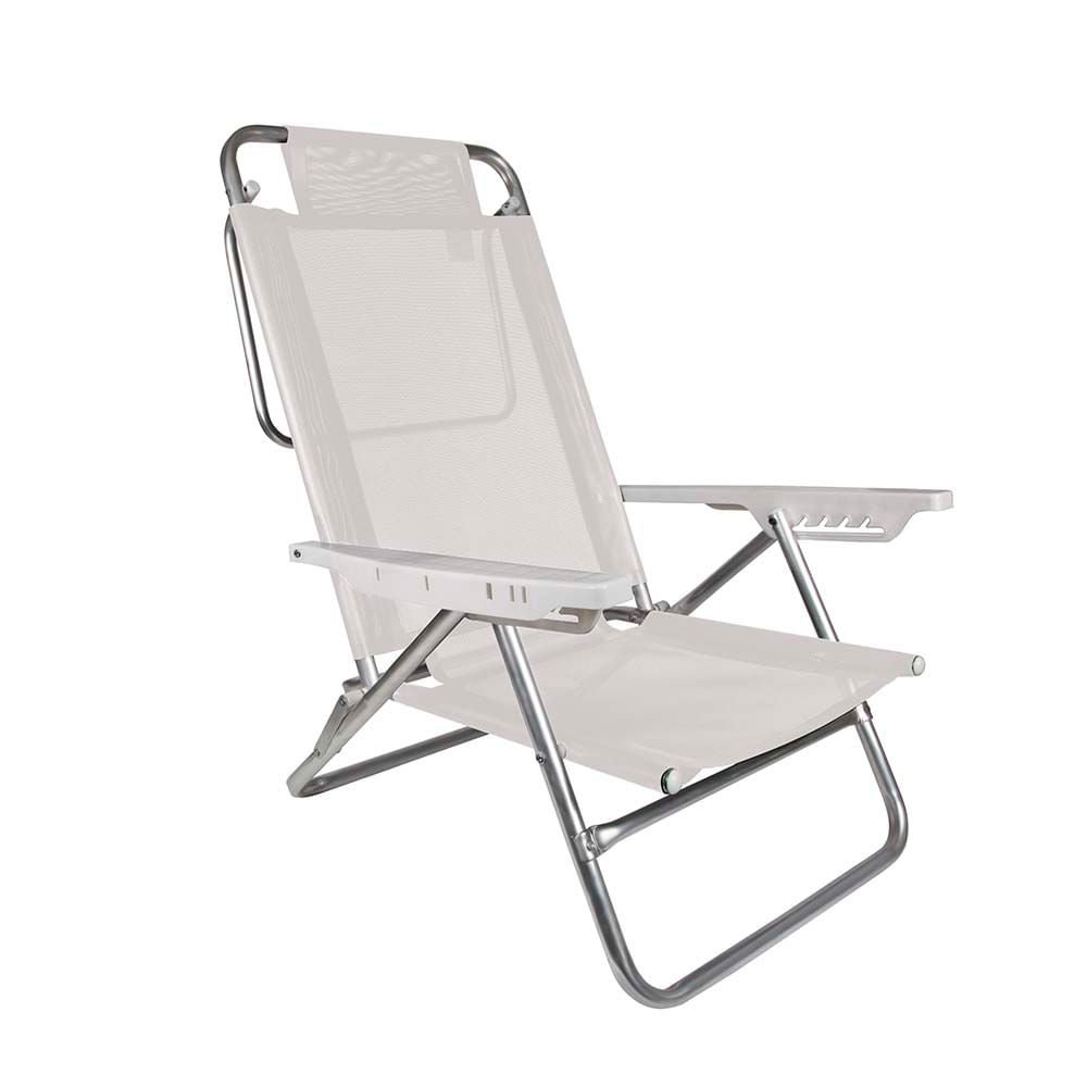 Cadeira Reclinável Summer Branca - 1