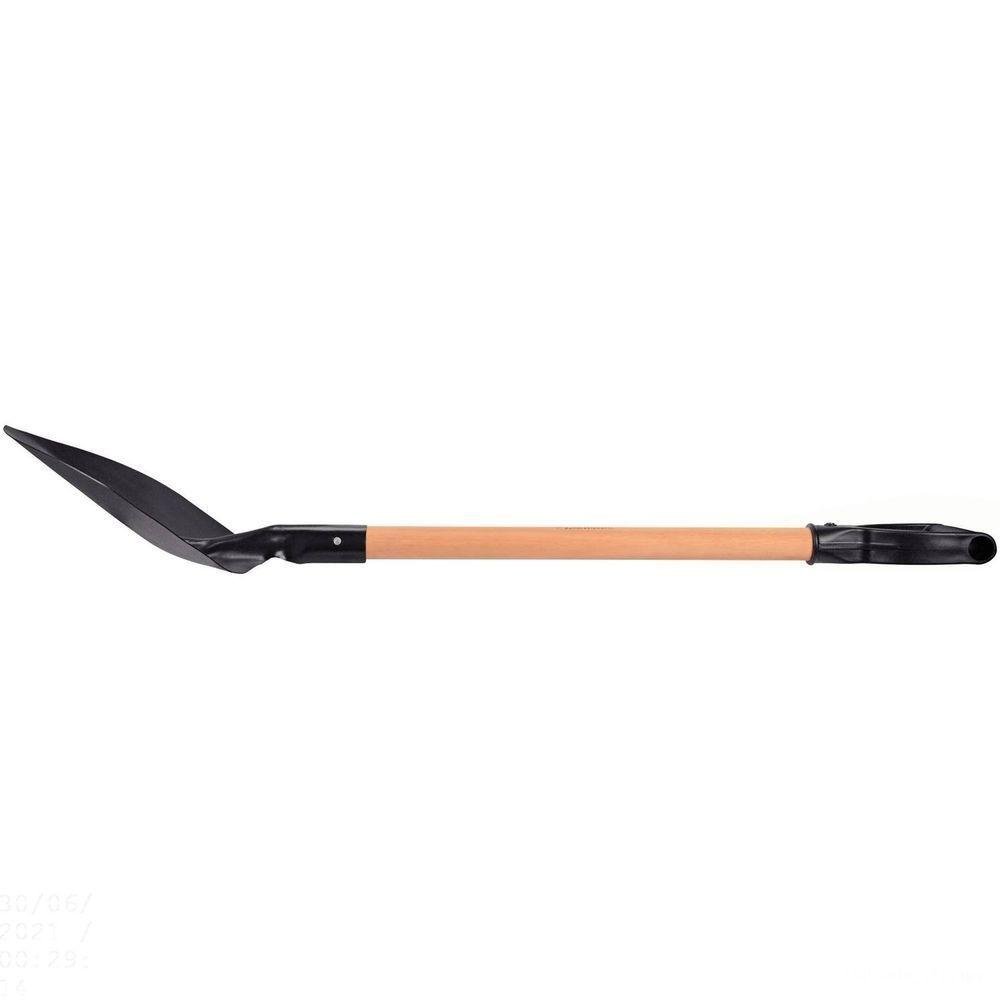 Pá de Bico 459/40 em Aço com Cabo de Madeira 71 Cm com Empunhadura Plástica Reta Ergonômi