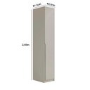 Ver imagem 4 de Guarda Roupa Bend Mdf 44,5x240cm 1 Porta Abertura Direita Grigio C852