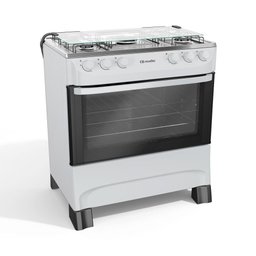 Fogão Mueller 5 Bocas Com Ultra Chama Branco - MFI5BA - 1