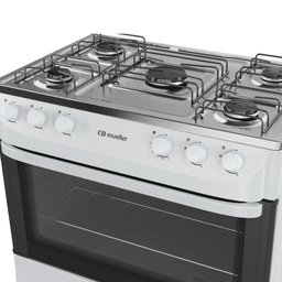 Fogão Mueller 5 Bocas Com Ultra Chama Branco - MFI5BA - 5