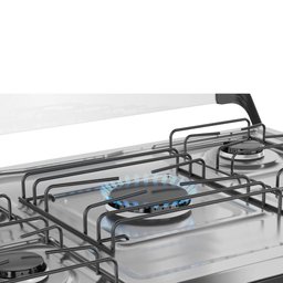 Fogão Mueller 5 Bocas Com Ultra Chama Branco - MFI5BA - 4