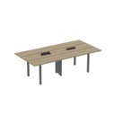 Ver imagem 1 de Mesa Reunião 320cm x 120cm MRCPB3212 Marrom/Noce Marromle/Grafito
