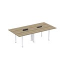 Ver imagem 1 de Mesa Reunião 320cm x 120cm MRCPB3212 Marrom/Noce Marromle/Branco