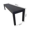 Conjunto Mesa Ripada com 2 Banco Ripado Alumínio 2.00x0.90m - 6