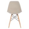 KIT - Mesa de jantar retangular Eames 80 x 140 cm branco + 4 cadeiras Eiffel DSW Nude - 7