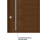 Ver imagem 4 de Porta de Alumínio Pivotante Lambri 215x105cm com Puxador de 80cm Lucasa Ideale