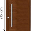 Ver imagem 3 de Porta de Alumínio Pivotante Lambri 215x105cm com Puxador de 80cm Lucasa Ideale