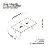 Mesa Reunião 240cm X 120cm Mrcpb2412 - 3
