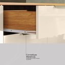 Ver imagem 4 de Cozinha Compacta Pitaya 7 Portas e 2 Gavetas Cinamon Touch/off White - Demóbile
