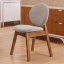 Ver imagem 4 de Cadeira para Sala de Jantar Cozinha Estofada Rattan Ibis L02 Bouclê Creme - Lyam Decor