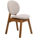 Ver mais imagens de Cadeira para Sala de Jantar Cozinha Estofada Rattan Ibis L02 Bouclê Creme - Lyam Decor
