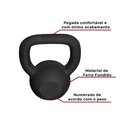 Ver imagem 3 de Kettlebell Pintado 10kg Academia Treino Musculação Crossfit
