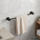 Ver imagem 2 de Toalheiro para Banheiro Linear Block 26794 Meber - Preto