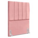 Ver imagem 1 de Cabeceira Solteiro 100 Cm com Frame Dalia Suede Rosa Artte