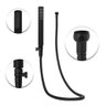 Ducha Manual Black/preto Mangueira Inox Botão Abre Fecha - 2