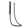 Ducha Manual Black/preto Mangueira Inox Botão Abre Fecha - 1