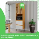 Ver imagem 5 de Armário Paneleiro Cristaleira 100% Mdf Paloma