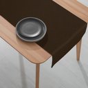 Ver imagem 4 de 1 Caminho Trilho Mesa Impermeável PVC Trama Café 42x140