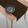 1 Caminho Trilho Mesa Impermeável PVC Trama Café 42x140 - 4