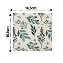 Ver imagem 3 de Guardanapo Decorado Folhagens Folhas Duplas 33cm 20 Folhas - Tuut