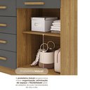 Ver imagem 6 de Cômoda Sapateira 5 Gavetas 2 Portas Cannes