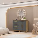 Ver imagem 1 de Cômoda Sapateira 5 Gavetas 2 Portas Cannes