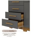 Ver mais imagens de Cômoda Sapateira 5 Gavetas 2 Portas Cannes