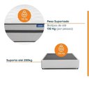 Ver imagem 5 de Conjunto Base Box Casal e Colchão Queen Extra Firme Luna CabeCasa MadeiraOriginals