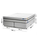 Ver imagem 3 de Conjunto Base Box Casal e Colchão Queen Extra Firme Luna CabeCasa MadeiraOriginals